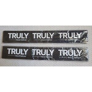 NEW LOT OF 2 Truly Hard Seltzer logo 21" bar mats